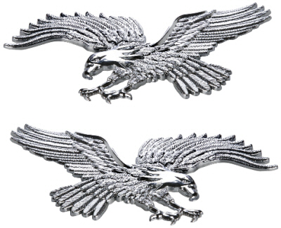 Pair Eagle Badges